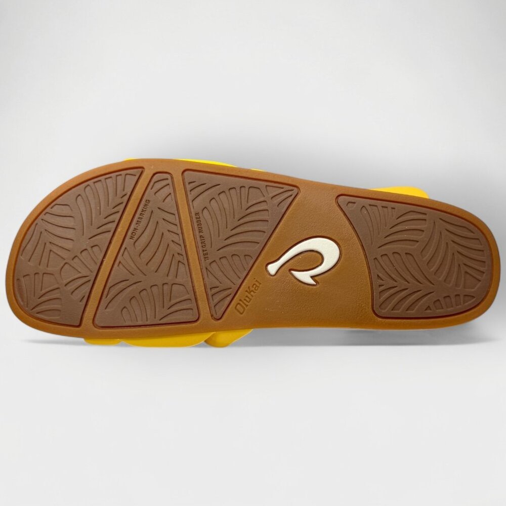 OluKai Sunbeam Slide Women’s Sandals Solar Glow Yellow Size 6 NEW No Box - Picture 8 of 9